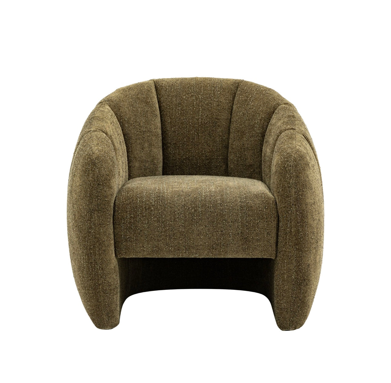 Tub Chair Fully Upholstered In Moss green Fabric MG5056693546641