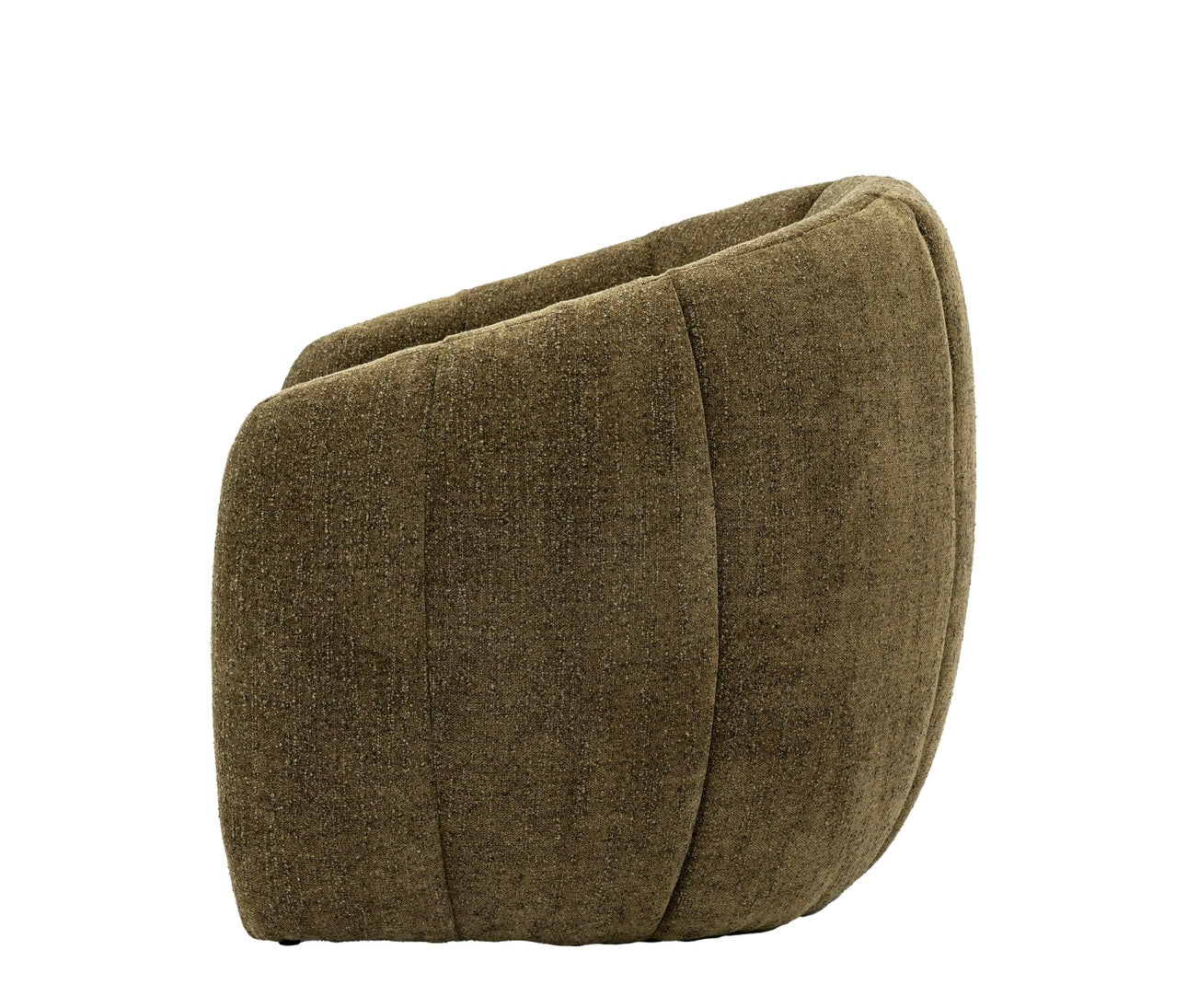 Tub Chair Fully Upholstered In Moss green Fabric MG5056693546641